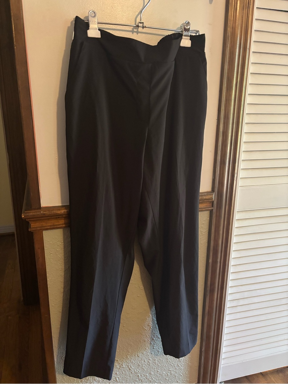 Calvin Klein Black Pull-on Women's Trousers